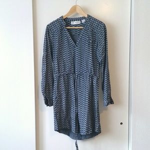 Southwestern print denim shirtdress Size S GUC